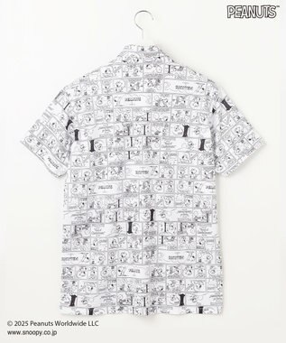 23区GOLF 【MEN】『PEANUTS』コラボ　アメコミ柄ポロシャツ ホワイト系5