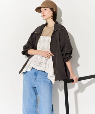 23区 ペーパーブレード キャップ ダークブラウン系