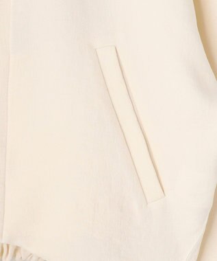 BEIGE， BROOM / スウェット風コンパクトライトパーカー Ecru