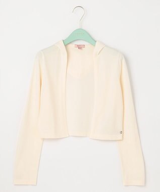 TOCCA 【洗える！】LADY BIRD フーディーボレロ アイボリー系