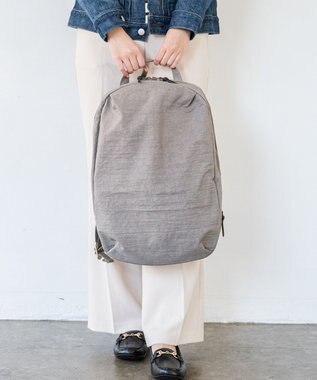 NIZYU KANO FUKUI SIWAナイロンリュック Mサイズ グレージュ