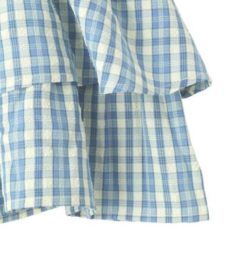 earth music&ecology 【予約】アソートチェックティアードビスチェ チェックサックス