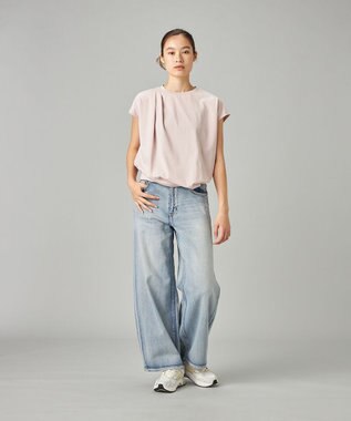 Chacott HandsomeCotton ドレープTシャツ グレイッシュローズ