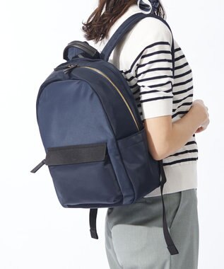J.PRESS LADIES 【PC収納可】ナイロン リュック ネイビー系