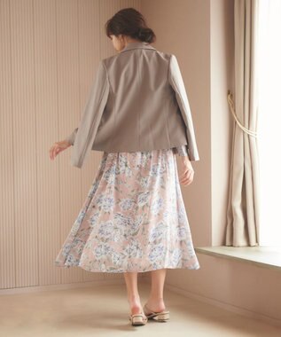 Feroux 【洗える】フラワープリント ワンピース ピンク系9