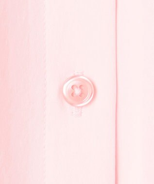 UNFILO L 【WEB限定カラー】バックリボン イージーケアシャツ ピンク
