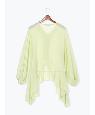 Te chichi イレギュラーヘムチュニックブラウス ピスタチオ