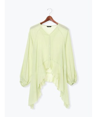 Te chichi イレギュラーヘムチュニックブラウス ピスタチオ