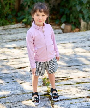 ANY KIDS 裾スカラップ ショートパンツ ギンガム