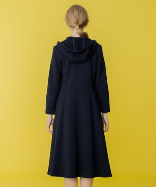 TOCCA 【洗える！】HOODIE ロングフーディー ネイビー系