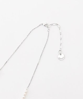 J.PRESS LADIES 【2way】small パール ネックレス シルバー系