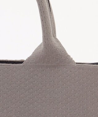 Y'SACCS ウォッシャブルニットトート mini グレー