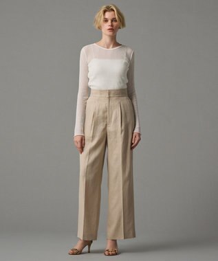 uncrave 【手洗い可】シアー ランダムリブ カットソー（uncrave STANDARD） オフ