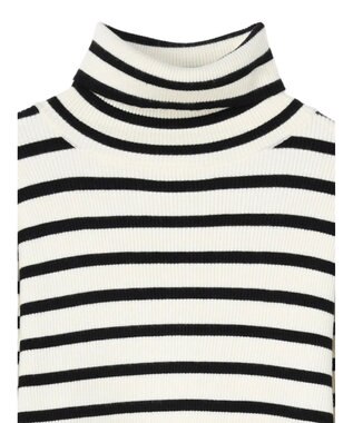 AMERICAN HOLIC バイパチリブタートルニットプルオーバー Border