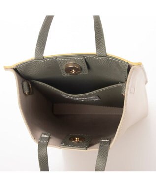 UNBILLION カシュカシュ cachecache / テクスチャーミックスミニショルダー ベージュミックス