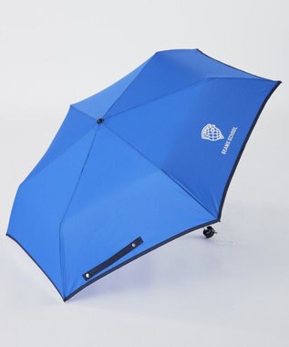 BEAMS SCHOOL  ロゴ折りたたみアンブレラ 傘 ブルー
