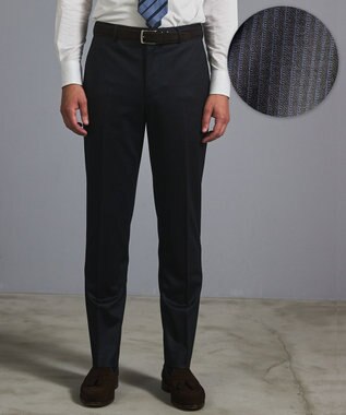 セットアップ対応【洗える/ストレッチ/シワになりにくい】ウォッシャブルジャージー セットアップパンツ_柄（25年モデル）