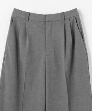 ANY 【LEE掲載/6サイズ展開/裏起毛/ウエストゴム】ウォームワイドパンツ チャコール