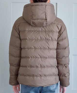 Tiaclasse リバーシブルダウンジャケット モカ