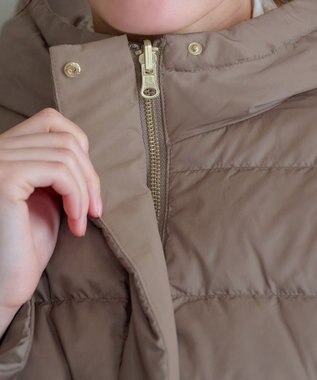 Tiaclasse リバーシブルダウンジャケット モカ