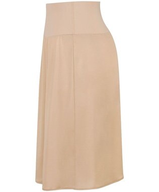 WACOAL ペチコート 55cm丈 【丈調節可能】 静電気が起こりにくい(身生地) HDA220 /ワコール カラシ