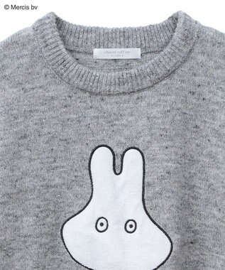 Green Parks Ｍｉｆｆｙ／フロントパッチニットプルオーバー Gray Mixture