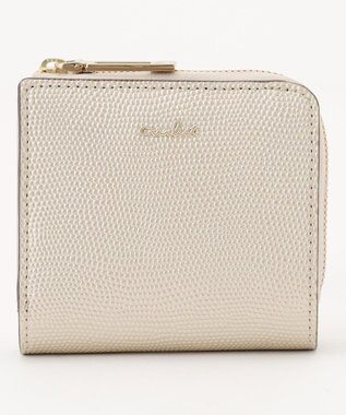 airlist 【コンパクト・上品】Lファスナー二つ折り財布  LUNA  Metallic  ルナメタリック
