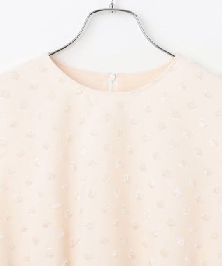 #Newans ジャガードドットバルーンブラウス オフ