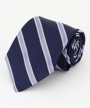 J.PRESS MEN 【FRESHERS COLLECTION】レジメンタルネクタイ ネイビー系1