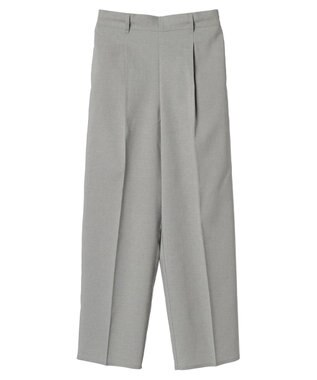 Green Parks 接触冷感　きれいシルエットパンツ（ワイド） Light Gray