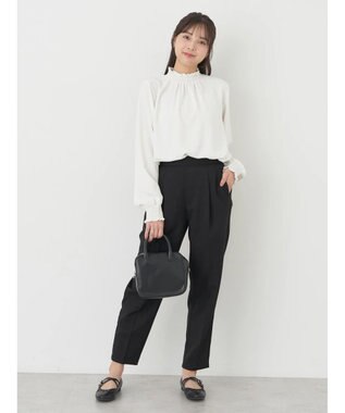 earth music&ecology テーパードパンツ Black