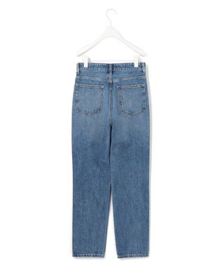 ICB L 【洗える】 ウォーターリサイクルテーパードデニム ブルー系