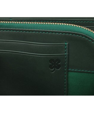 genten クアドリフォリオ 長財布 エメラルド