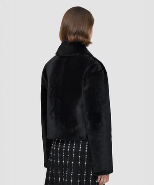 JOSEPH リバーシブル ソフトシアリングジャケット Black