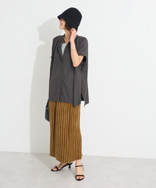 CRAFT STANDARD BOUTIQUE カットジャガードスカート Brown