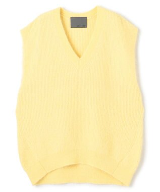アルパカファーニット Vネックベスト