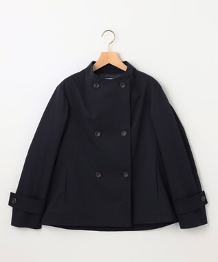 組曲 L 【WEB限定】2WAYライトトレンチ ショートコート ネイビー系