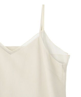 earth music&ecology SET2点チュール＆キャミワンピース Ecru