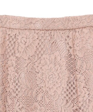 YECCA VECCA スカラップレースマーメイドスカート Black