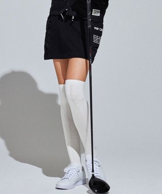 PW CIRCULUS 【WOMEN】裏毛カーゴスカート ブラック系