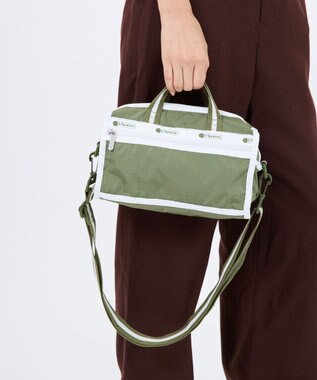 LeSportsac MINI DUFFEL CROSSBODY/スペクテイターオリーブ スペクテイターオリーブ