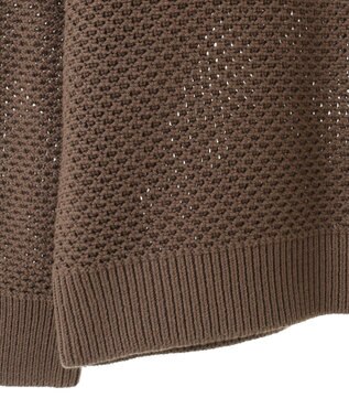 AMERICAN HOLIC 透かし編みニットプルオーバー Mocha