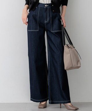 23区 【先行予約/見上愛さん着用】23区 Summer DENIM ベイカーパンツ