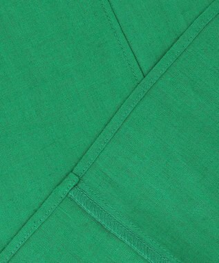 UNFILO リネンレーヨン フォルムブラウス グリーン
