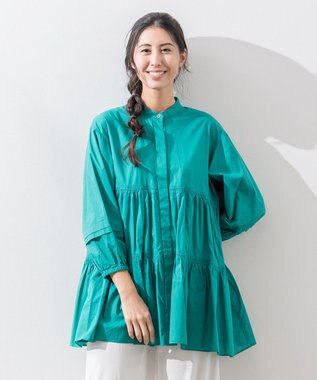 ONWARD Reuse Park 【23区】ブラウス春夏 グリーン