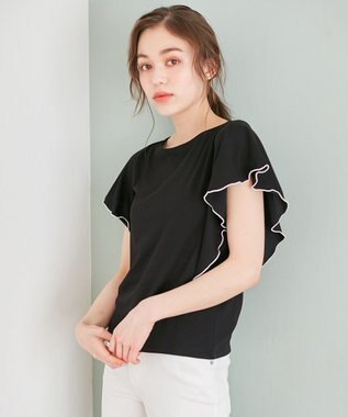 接触冷感 クールビューティーフリル Tシャツ Feroux ファッション通販 公式通販 オンワード クローゼット