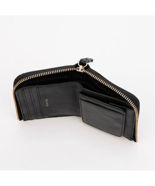 UNBILLION アトランタ ATLANTA / 牛革L字ファスナーミニウォレット ブラック