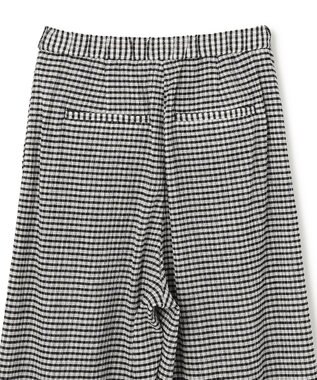 uncrave 【ご好評につき追加生産】ギンガムチェック ワイドパンツ ブラック×ホワイト