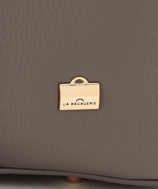 LA BAGAGERIE ソフトシュリンク リクルートバッグ グレー