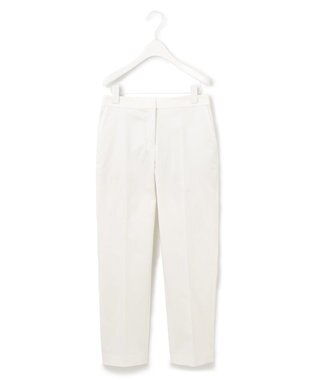 ICB 【洗える】T/Cストレッチサテン スティックパンツ オフホワイト系